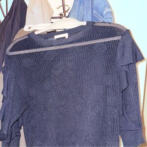 Chloe Navy Blue Women's Sweater - S